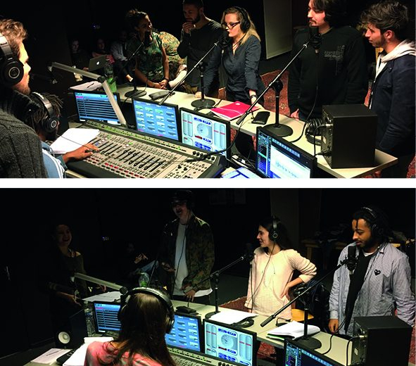 Appropriation du Studio radio par nos stagiaires de la formation Web & Radio de l'INFA Gradignan